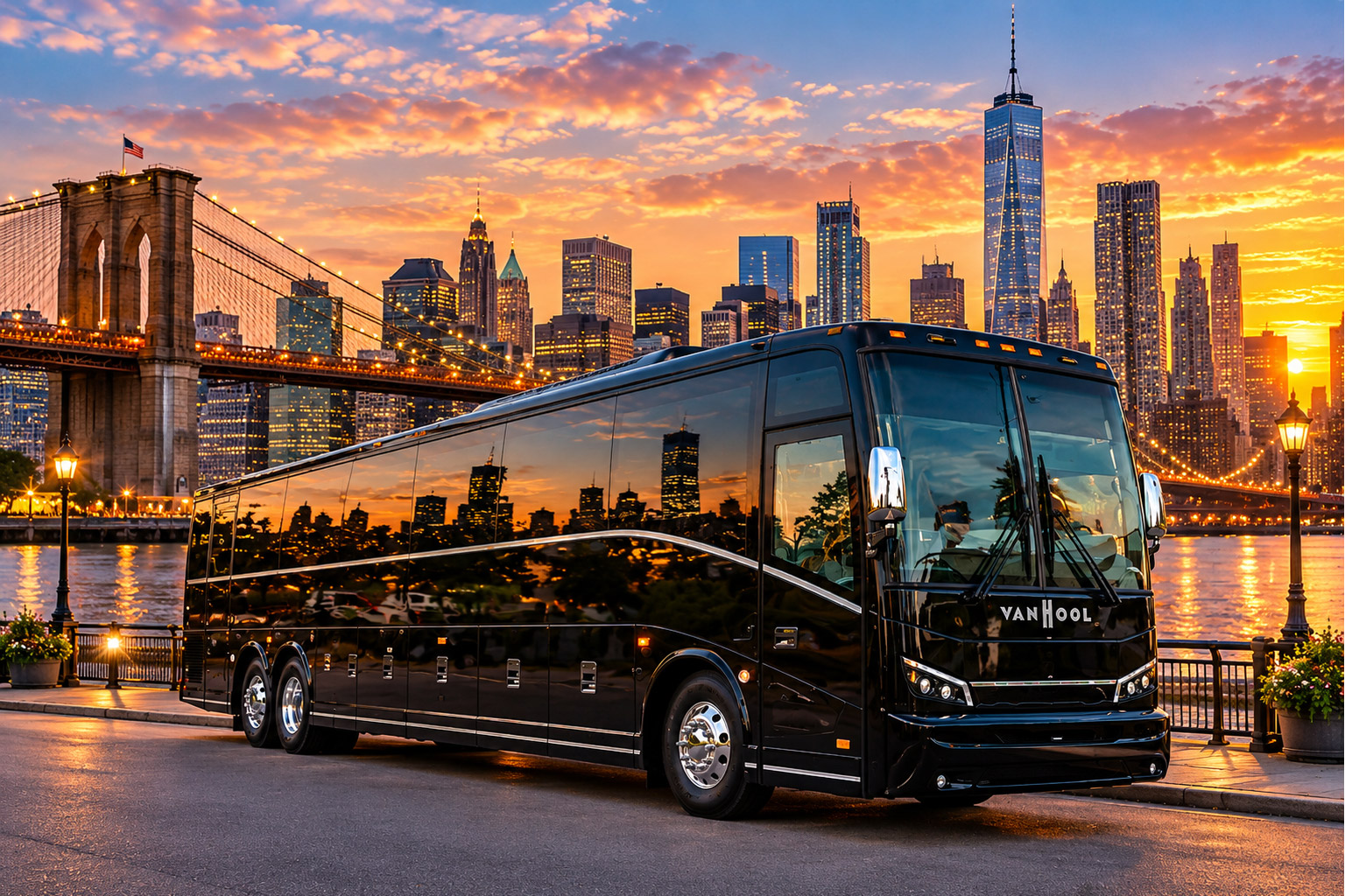 56 Passenger Charter Bus